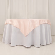 54" x 54" Lamour Satin Square Tablecloth Wedding Party Table Linens