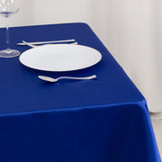 54" x 54" Lamour Satin Square Tablecloth Wedding Party Table Linens