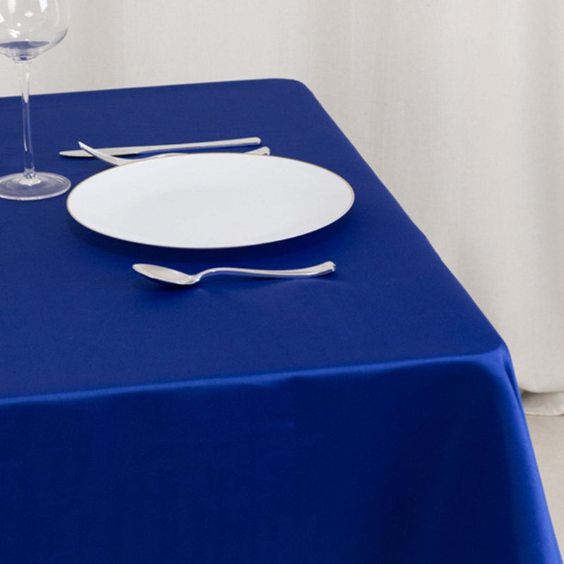 54" x 54" Lamour Satin Square Tablecloth Wedding Party Table Linens
