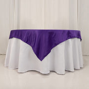 54" x 54" Lamour Satin Square Tablecloth Wedding Party Table Linens