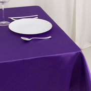 54" x 54" Lamour Satin Square Tablecloth Wedding Party Table Linens