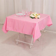54" x 54" Lamour Satin Square Tablecloth Wedding Party Table Linens