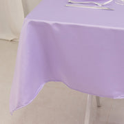 54" x 54" Lamour Satin Square Tablecloth Wedding Party Table Linens