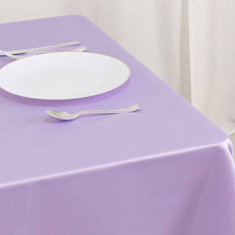 54" x 54" Lamour Satin Square Tablecloth Wedding Party Table Linens