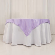 54" x 54" Lamour Satin Square Tablecloth Wedding Party Table Linens
