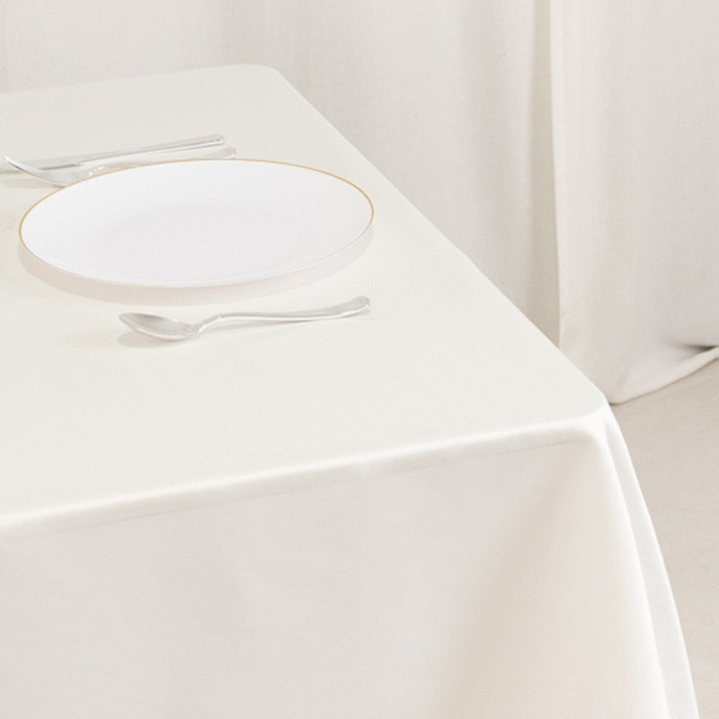 54" x 54" Lamour Satin Square Tablecloth Wedding Party Table Linens