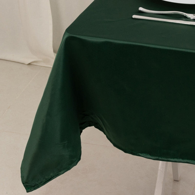 54" x 54" Lamour Satin Square Tablecloth Wedding Party Table Linens