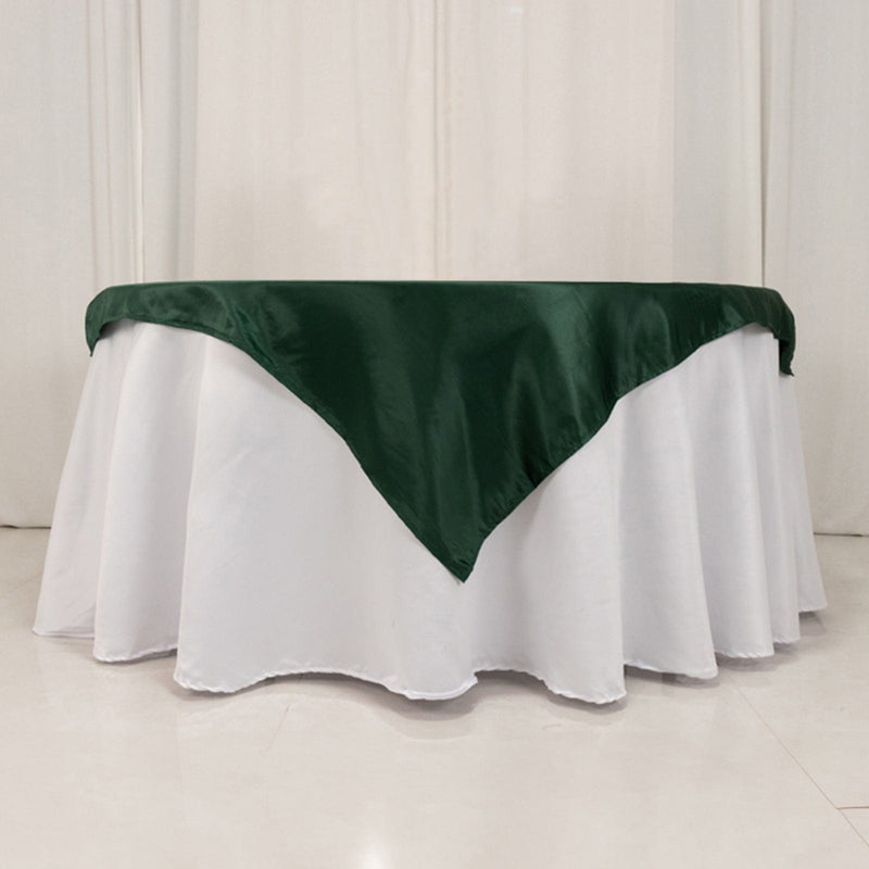 54" x 54" Lamour Satin Square Tablecloth Wedding Party Table Linens