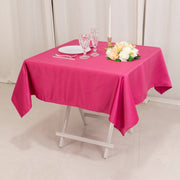 54" x 54" Lamour Satin Square Tablecloth Wedding Party Table Linens