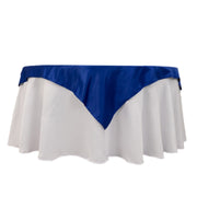 54" x 54" Lamour Satin Square Tablecloth Wedding Party Table Linens TAB_LAMR_5454_ROY