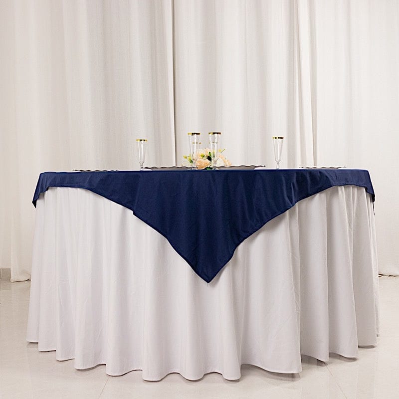 54" x 54" Scuba Polyester Square Tablecloth Wedding Table Linens