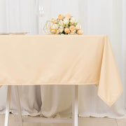 54" x 54" Scuba Polyester Square Tablecloth Wedding Table Linens