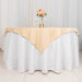 54" x 54" Scuba Polyester Square Tablecloth Wedding Table Linens