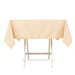 54" x 54" Scuba Polyester Square Tablecloth Wedding Table Linens TAB_SCUBA_5454_081