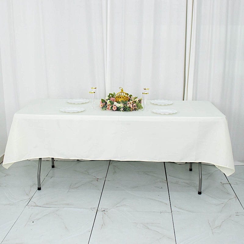 54" x 96" Premium Polyester Rectangular Tablecloth