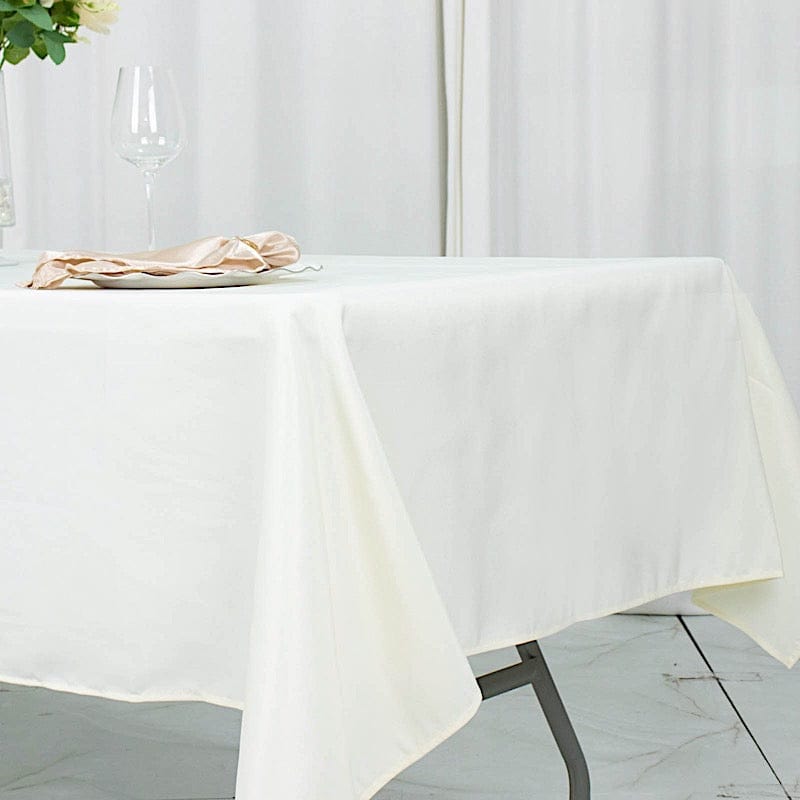 54" x 96" Premium Polyester Rectangular Tablecloth
