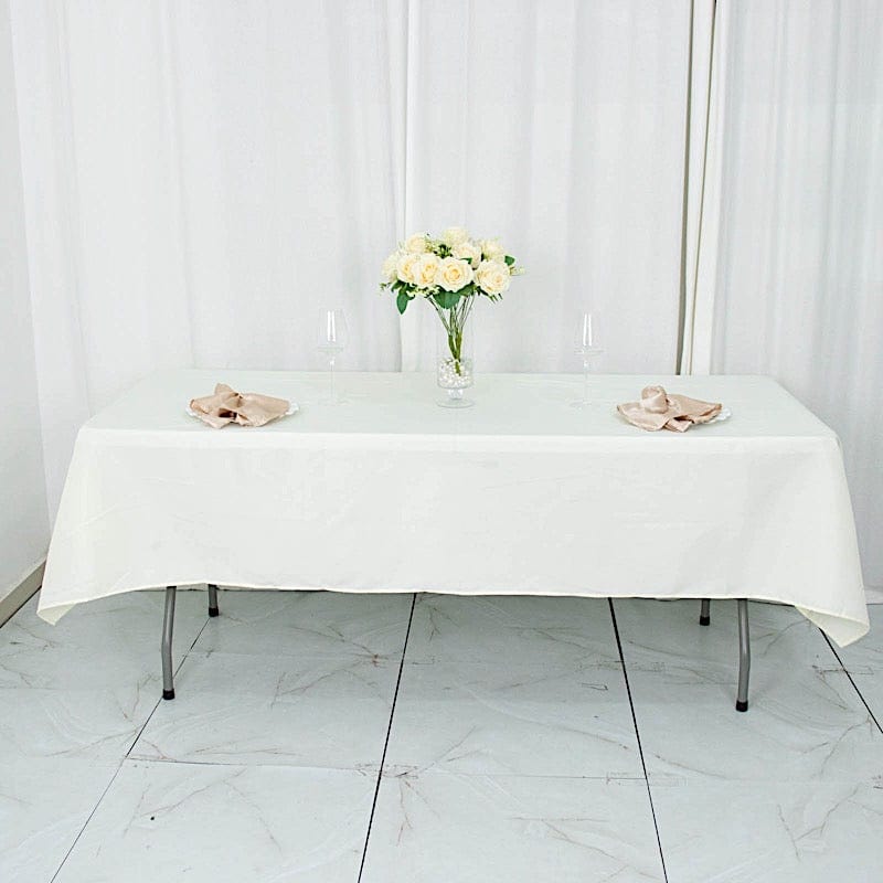 54" x 96" Premium Polyester Rectangular Tablecloth
