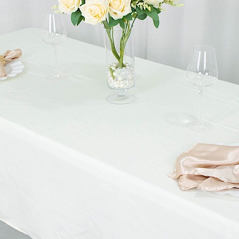 54" x 96" Premium Polyester Rectangular Tablecloth