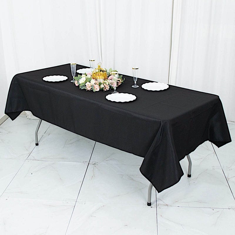 54" x 96" Premium Polyester Rectangular Tablecloth