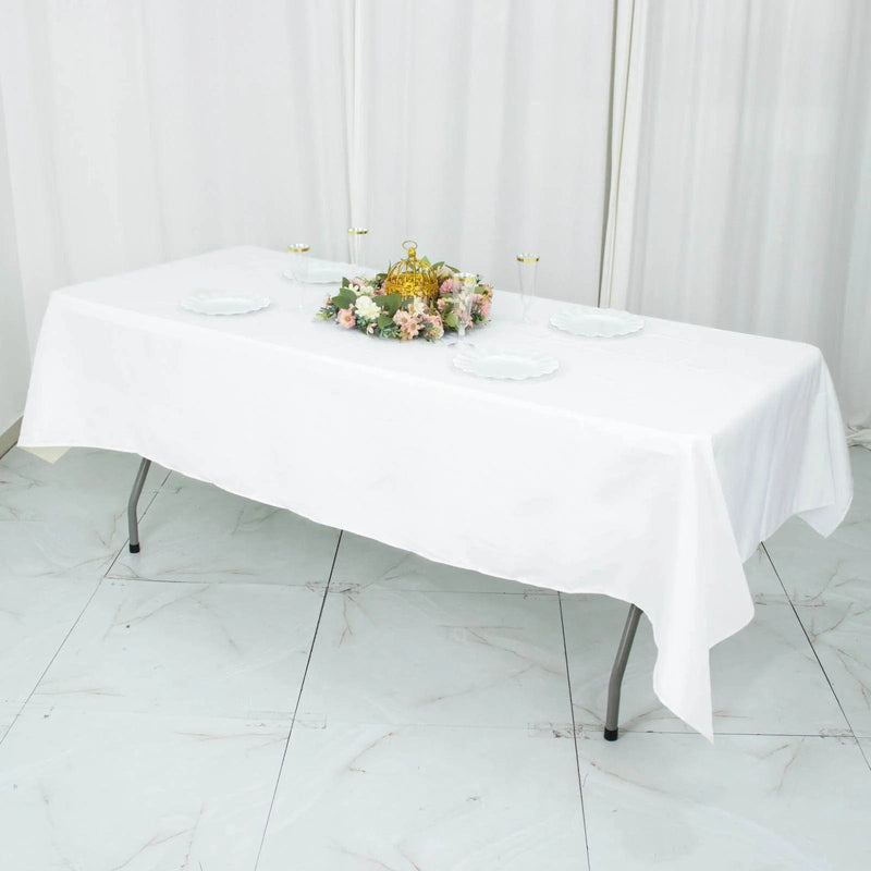54" x 96" Premium Polyester Rectangular Tablecloth