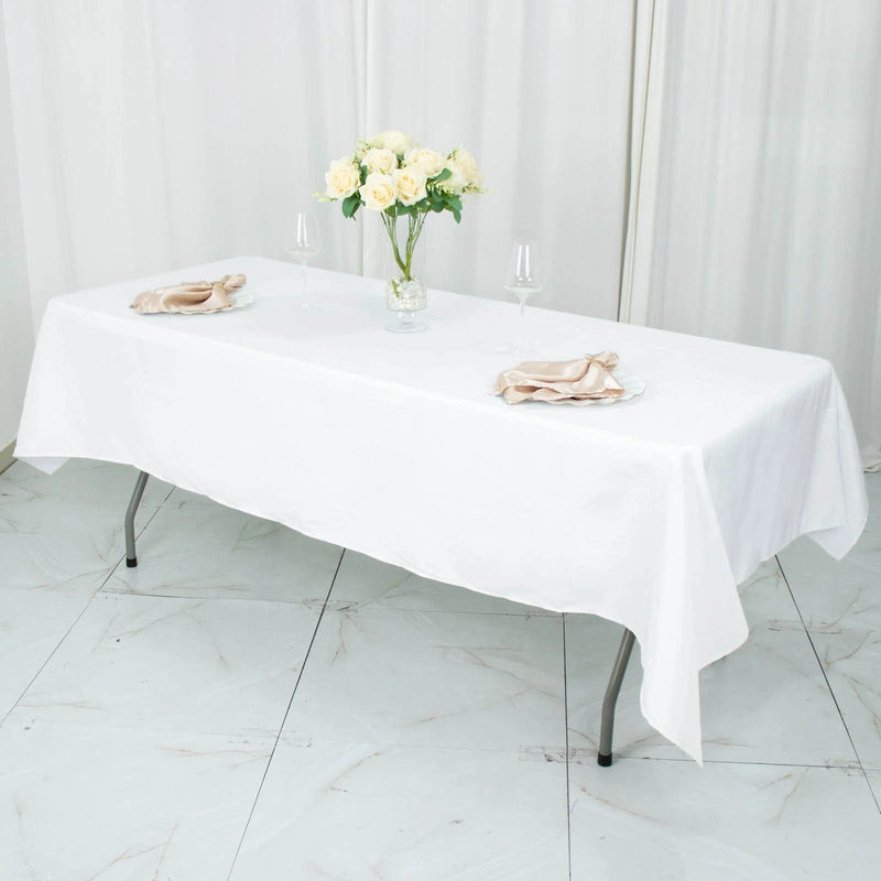 54" x 96" Premium Polyester Rectangular Tablecloth