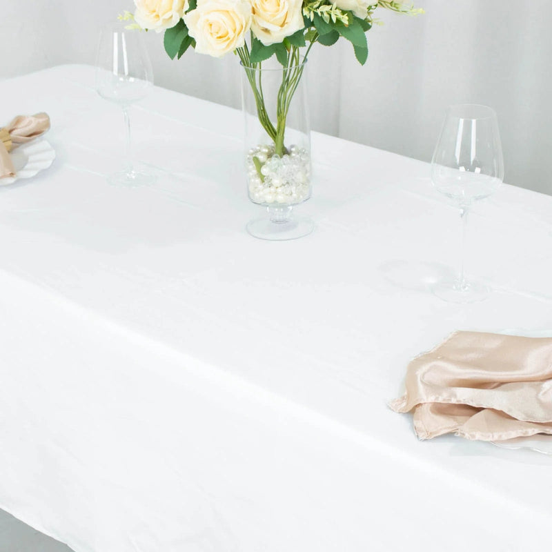 54" x 96" Premium Polyester Rectangular Tablecloth