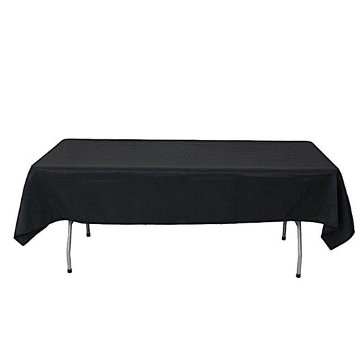 54" x 96" Premium Polyester Rectangular Tablecloth TAB_5496_BLK_PRM