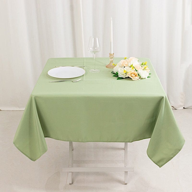 54"x54" Premium Square Polyester Tablecloth