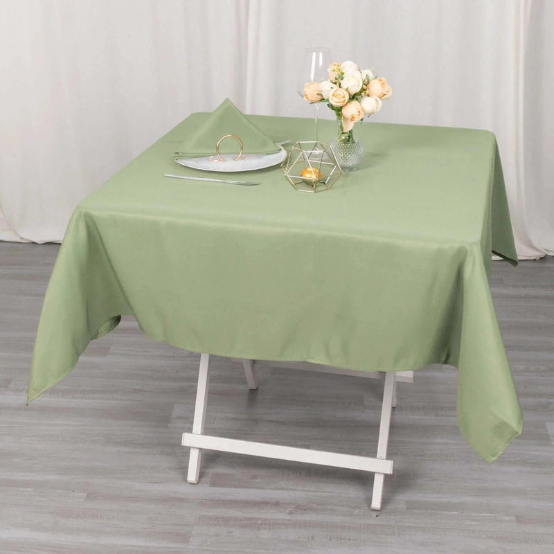 54"x54" Premium Square Polyester Tablecloth