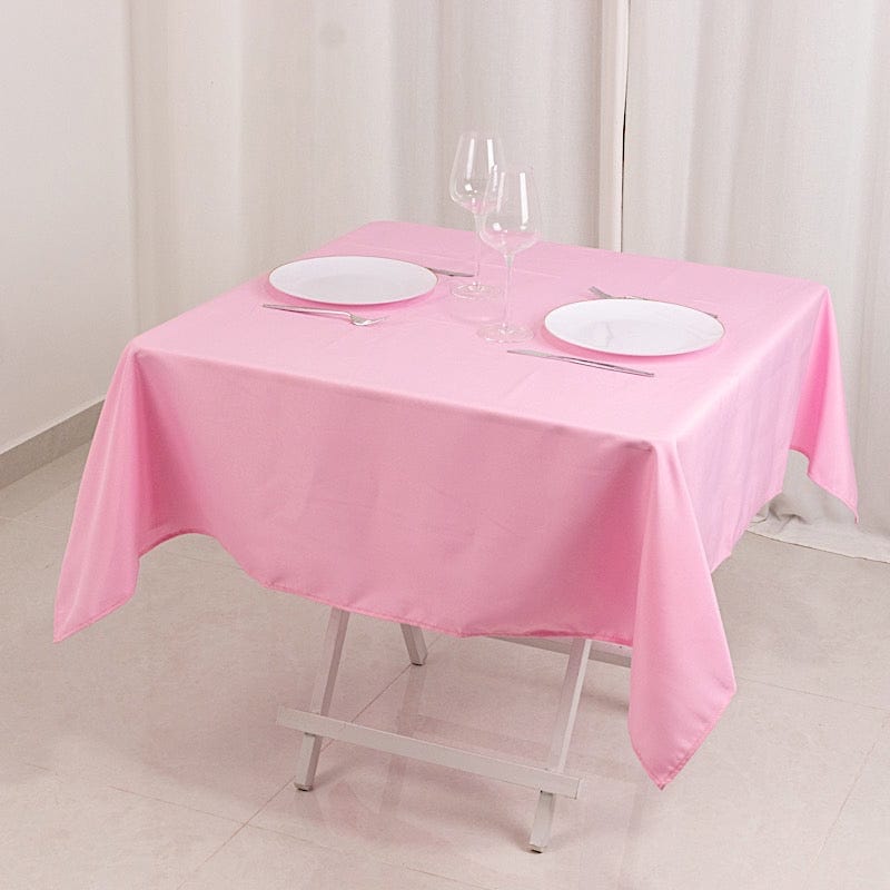 54"x54" Premium Square Polyester Tablecloth