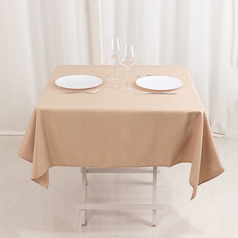 54"x54" Premium Square Polyester Tablecloth