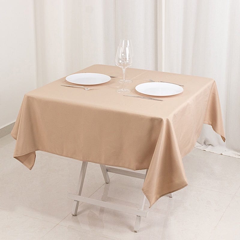 54"x54" Premium Square Polyester Tablecloth