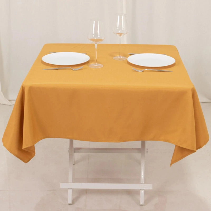 54"x54" Premium Square Polyester Tablecloth