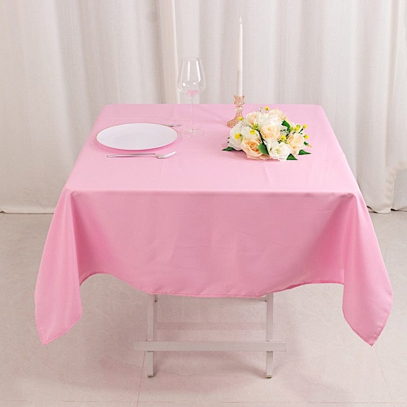 54"x54" Premium Square Polyester Tablecloth