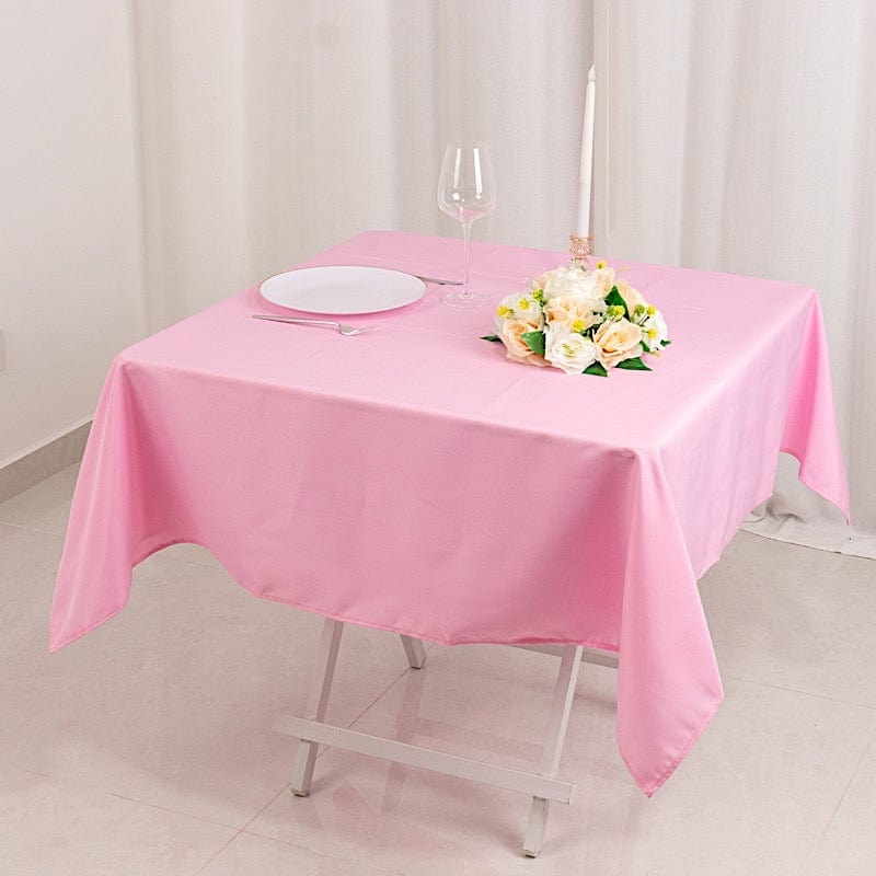 54"x54" Premium Square Polyester Tablecloth