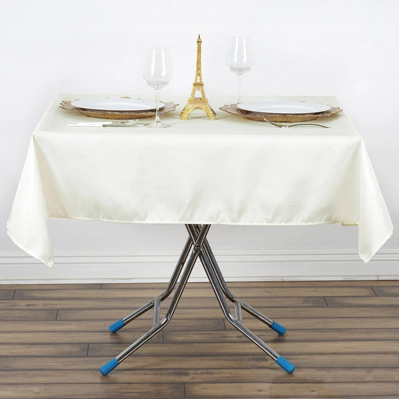 54"x54" Premium Square Polyester Tablecloth