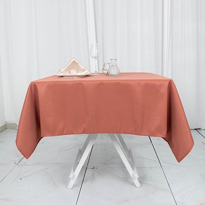 54"x54" Premium Square Polyester Tablecloth
