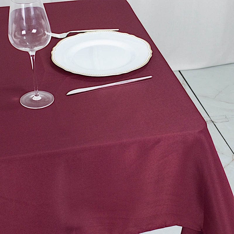 54"x54" Premium Square Polyester Tablecloth