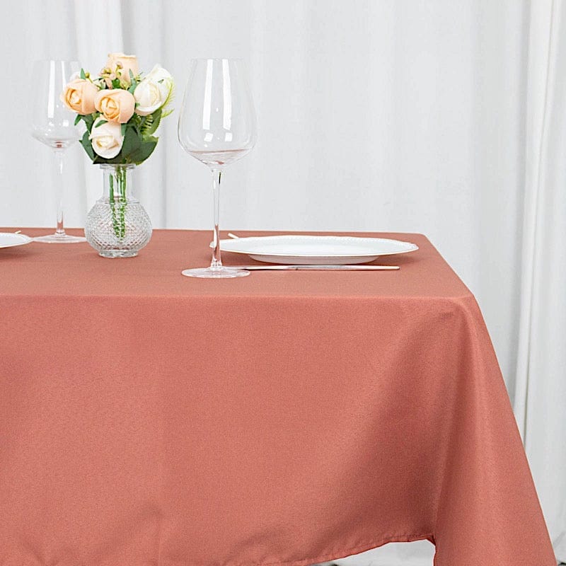 54"x54" Premium Square Polyester Tablecloth