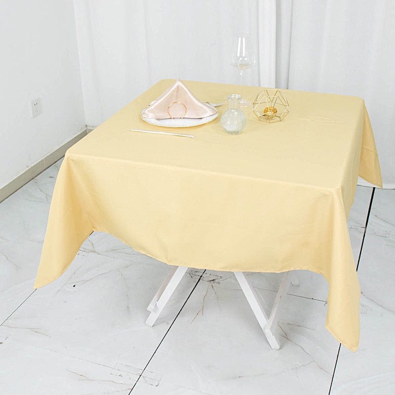54"x54" Premium Square Polyester Tablecloth
