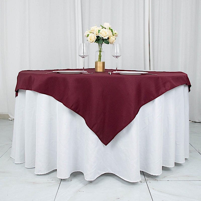54"x54" Premium Square Polyester Tablecloth