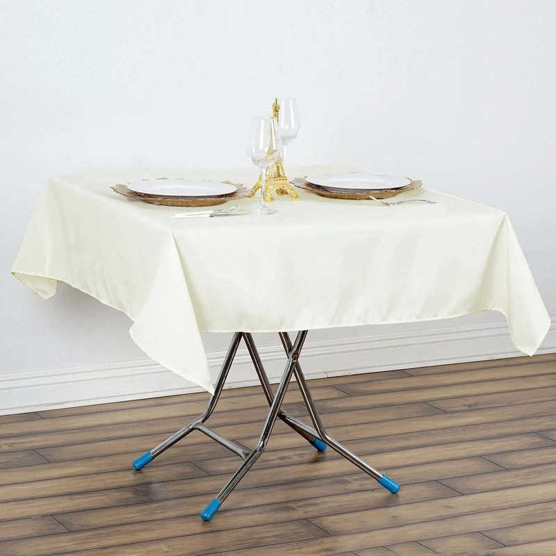 54"x54" Premium Square Polyester Tablecloth