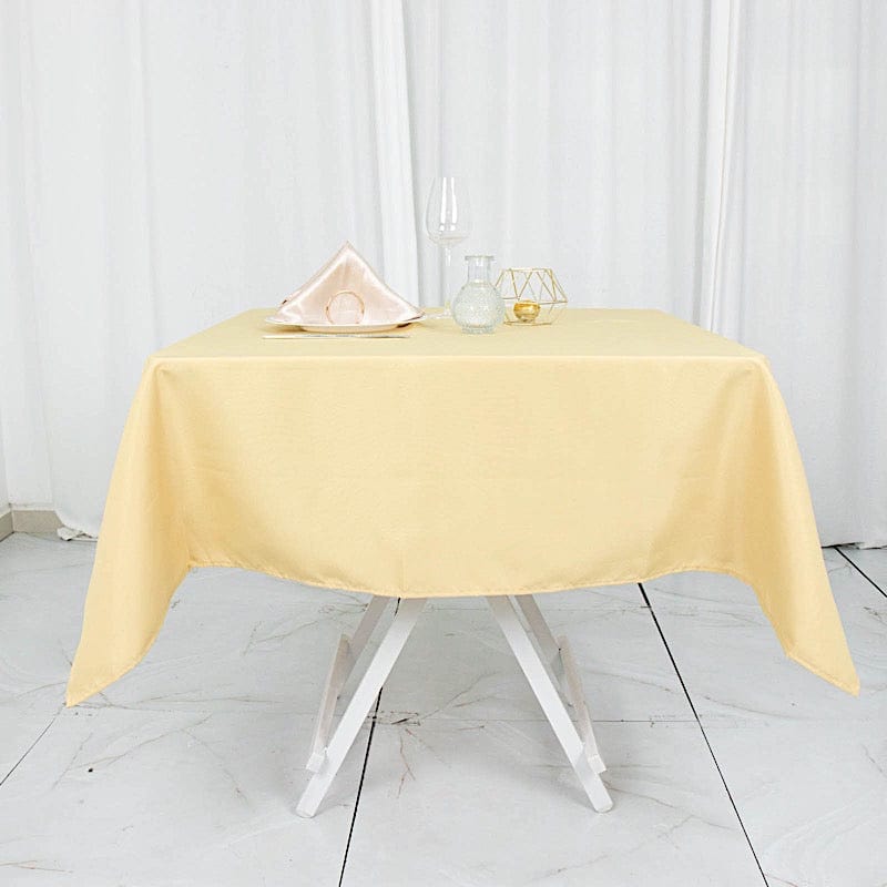 54"x54" Premium Square Polyester Tablecloth