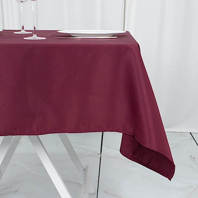 54"x54" Premium Square Polyester Tablecloth