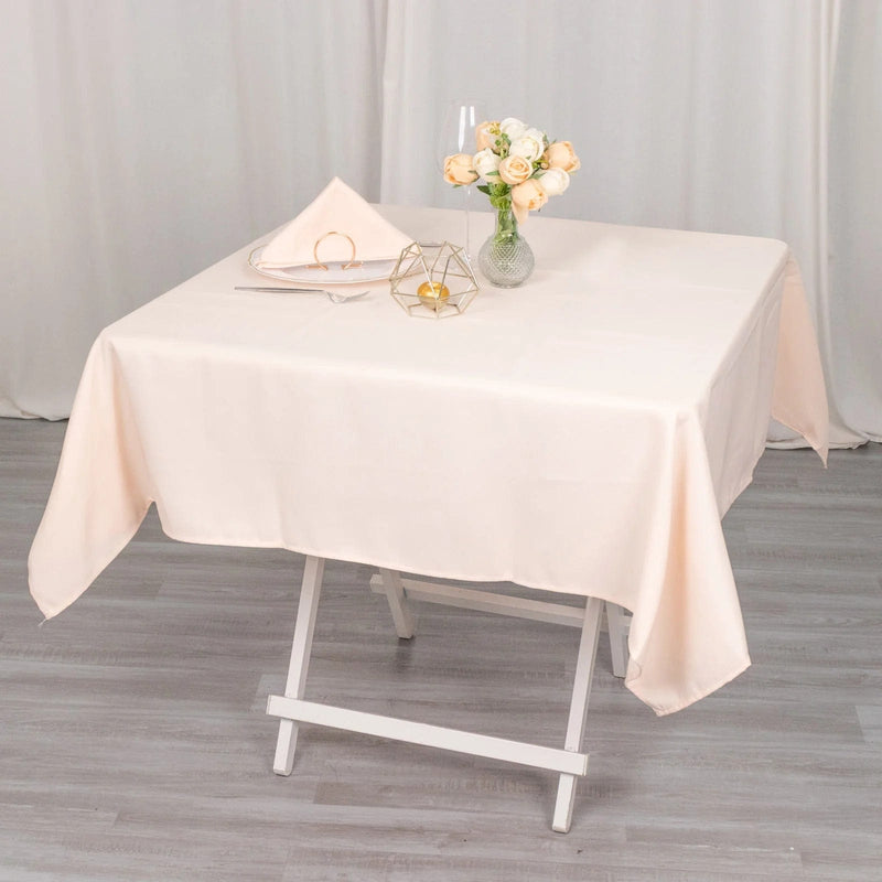 54"x54" Premium Square Polyester Tablecloth