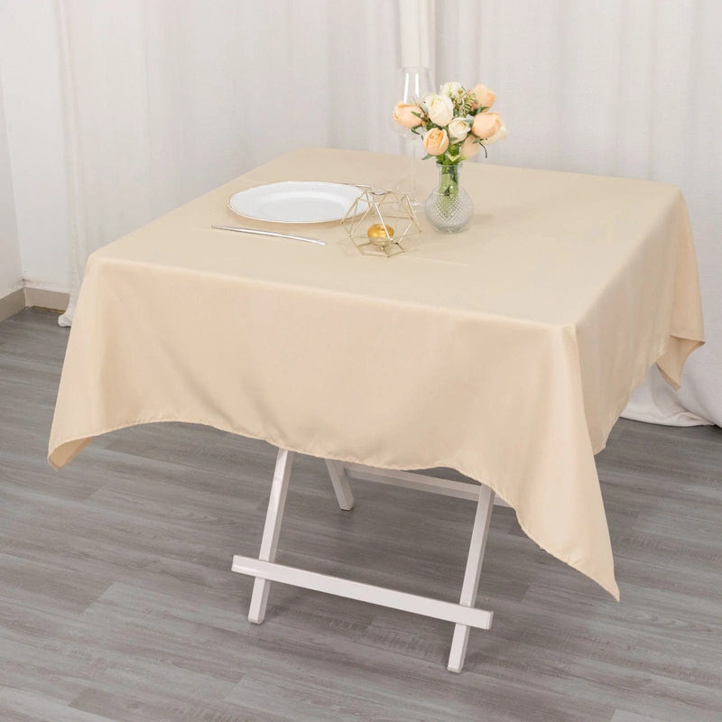 54"x54" Premium Square Polyester Tablecloth