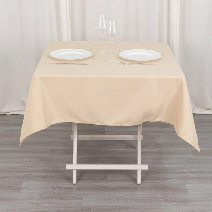 54"x54" Premium Square Polyester Tablecloth