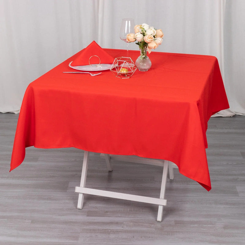 54"x54" Premium Square Polyester Tablecloth