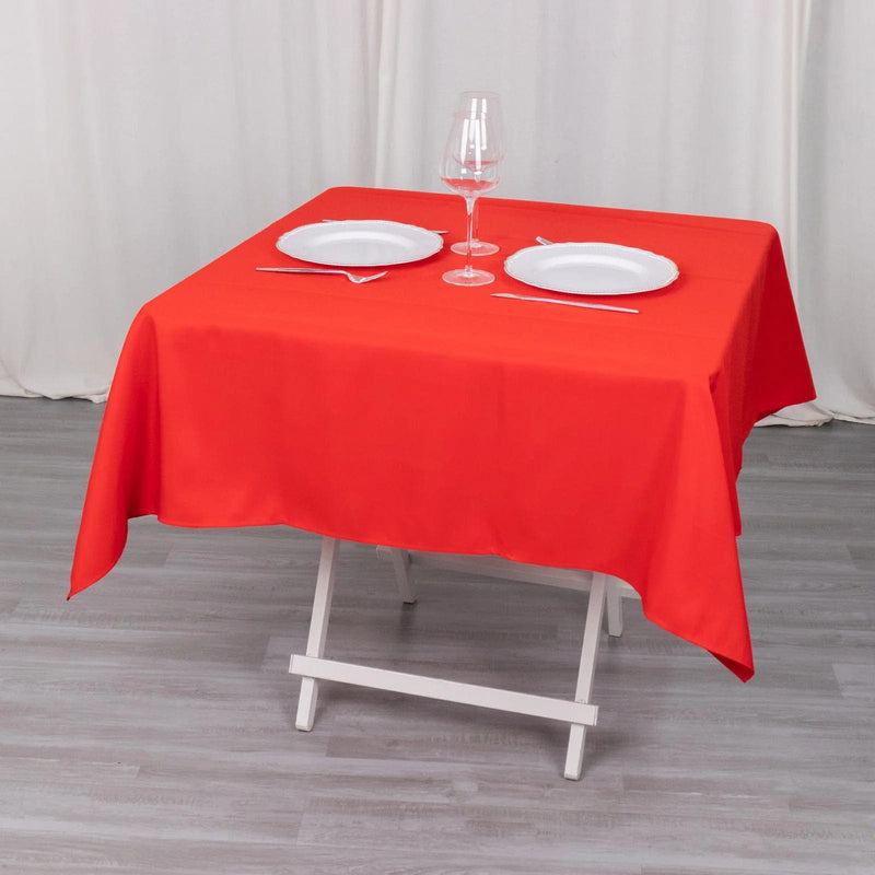 54"x54" Premium Square Polyester Tablecloth
