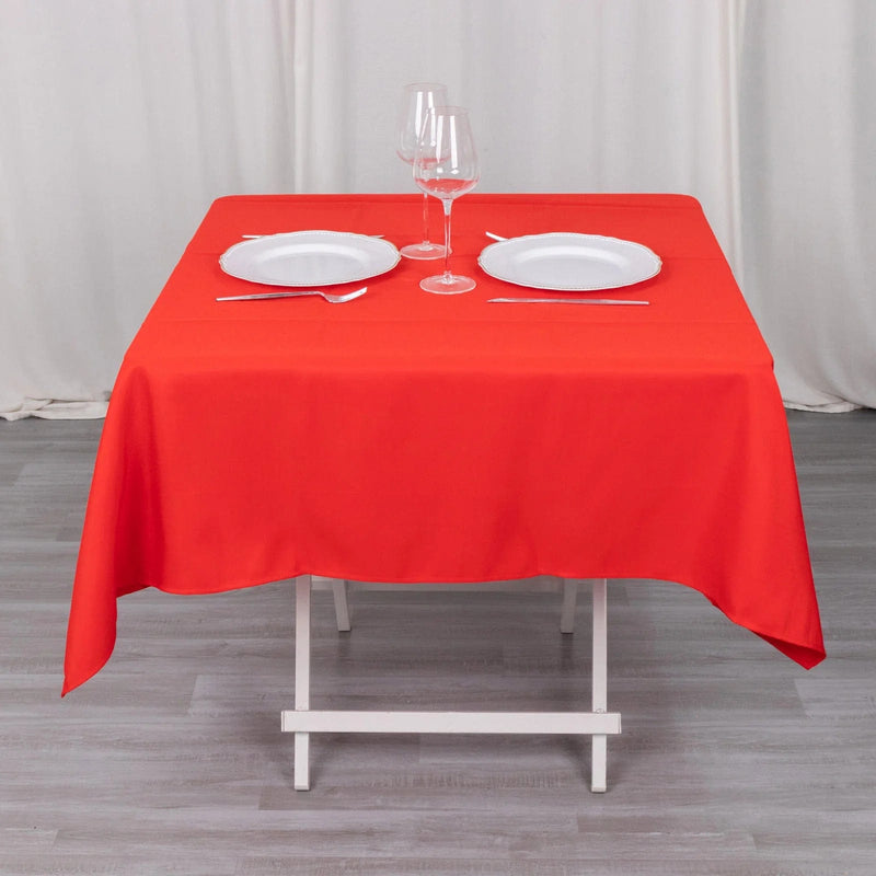 54"x54" Premium Square Polyester Tablecloth